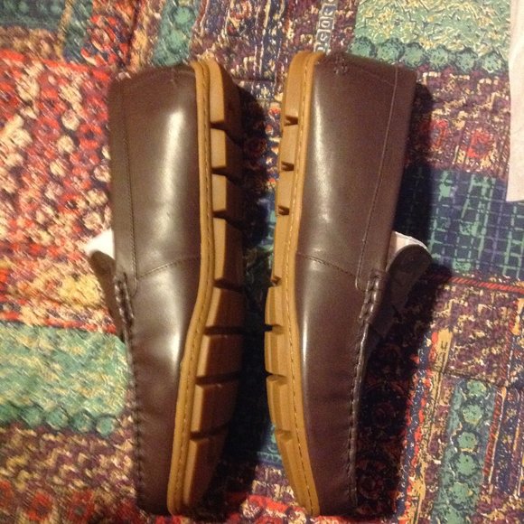 Coach Men's Mott Dark Brown Leather & Coated Canvas Drivers(Loafers) -11.5D -NIB - Picture 5 of 10